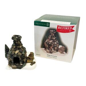 Department 56 Village Accessories "Fieldstone Fireplace" #56.53010 Original Box